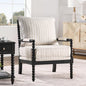 DUHOME Linen Fabric Spindle Accent Chair by DuhomeElegantLifestyle
