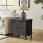 HULALA HOME Solid Wood End Table by HULALAHOME