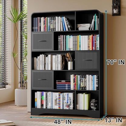 5 Piece Bedroom Sets, Modern Dresser and Nightstand Sets & Bookshelf - Image 8