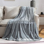 Grey Fleece Plush Throw Blanket 60"x80"for Couch Sofa Fuzzy Cozy Flannel | by JIAHANNHA