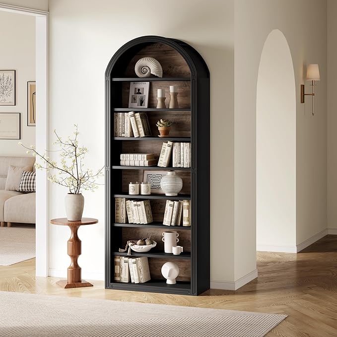 LITTLE TREE 8-Tier Bookcase, 78.7" Tall Bookshelf by LITTLETREE