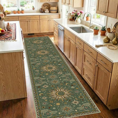 Vacuum-Friendly, 2x10 Washable Area Rug by meejou