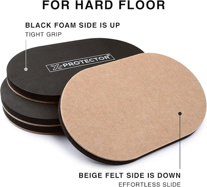 X-Protector Felt Furniture Sliders Hardwood Floors - Image 4
