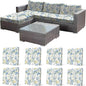 CALBODE 8 Pcs Stretch Indoor/Outdoor Seat Cushion Covers, by CALBODE