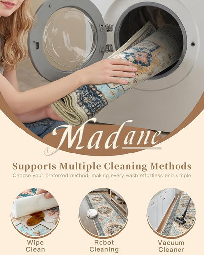 Madane Washable Runner Rug 2x6 Runners - Image 8