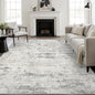 10x12 Area Rug Living Room: Modern Washable Indoor Soft Carpet Gray | by FXRHLP