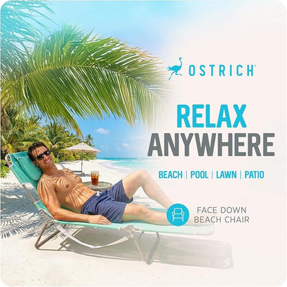 Ostrich the Original Chaise 72 x 22 Inch Lounge Portable Reclining Lounger - Image 4