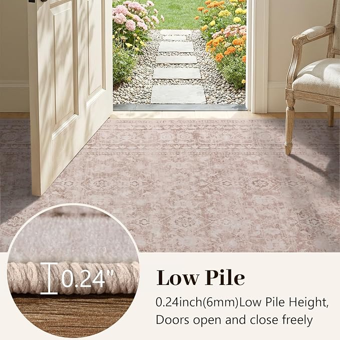 6x9 Ft Large Area Rugs for Living Room, Soft Non-Slip Machine Washable Rug - Image 7