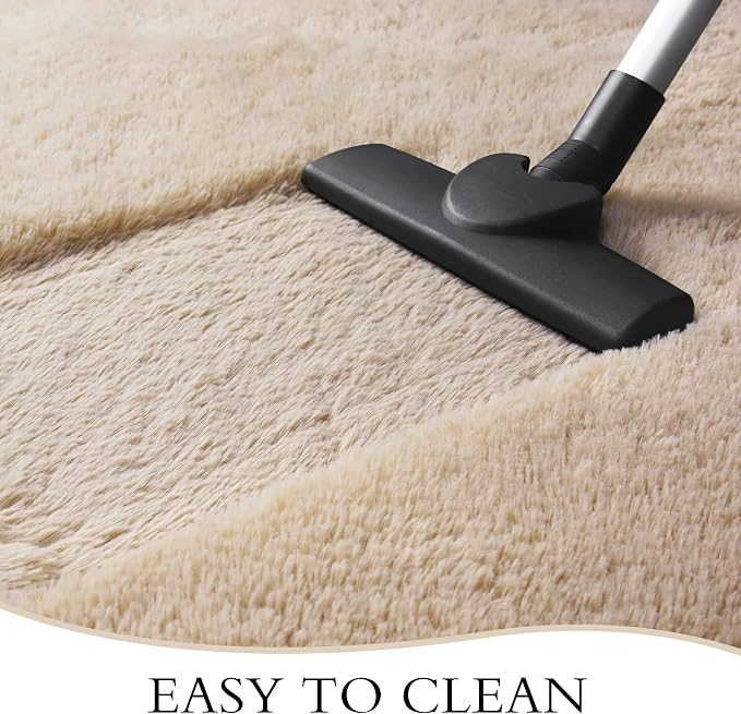 Chicrug Soft Runner Rug for Bedroom Living Room Plush Fluffy Rug 2x4 | Shag - Image 7