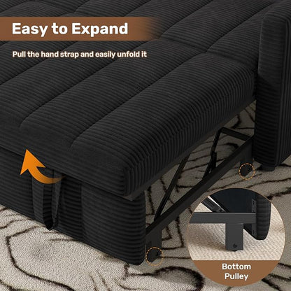 Nebuaegis Sleeper Sofa Bed, 3-in-1 Convertible Pull Out Couch - Image 5