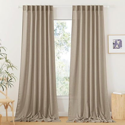RYB HOME Extra Wide Sheer Curtains by RYBHOME
