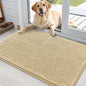 OLANLY Dog Door Mat for Muddy Paws 36x24, Super Absorbent Chenille Mud Mat | by OLANLY