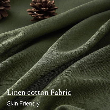 Topfinel 90 Inches Long Linen Curtains - Image 4