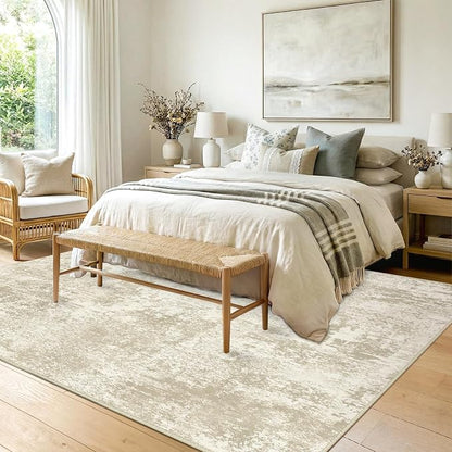 RELEANY Washable 9'x12' Abstract Area Rug - Image 3