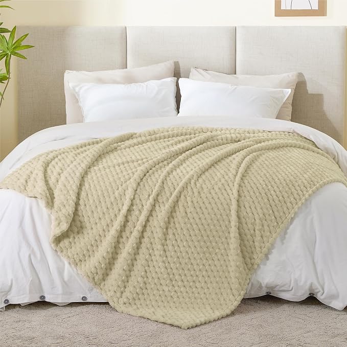 BEDELITE Almond Throw Blanket for Couch, Soft Cozy Gifts for Women, 50 * 60 | - Image 6