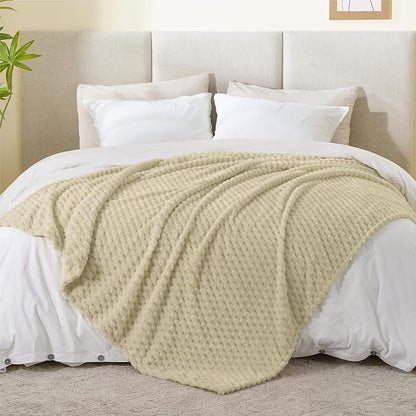 BEDELITE Almond Throw Blanket for Couch, Soft Cozy Gifts for Women, 50 * 60 | - Image 6