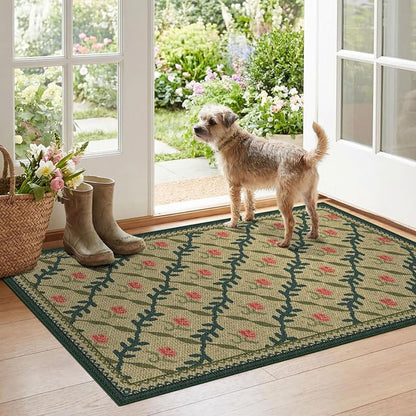 Floral Outdoor Rug by Othilic