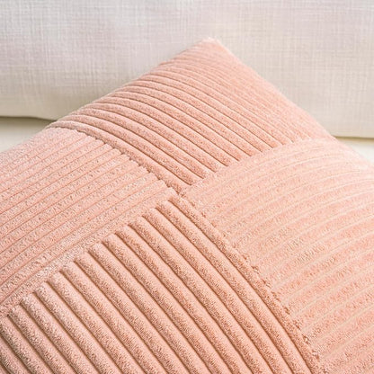 Fancy Homi 2 Packs Peach Lumbar Decorative Throw Pillow Covers 12x20 Inch - Image 3