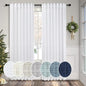 Pitalk White Curtains 78 Inches Long by Pitalk