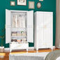 erosoei 71" H Metal Tall Armoire Wardrobe Closet by erosoei