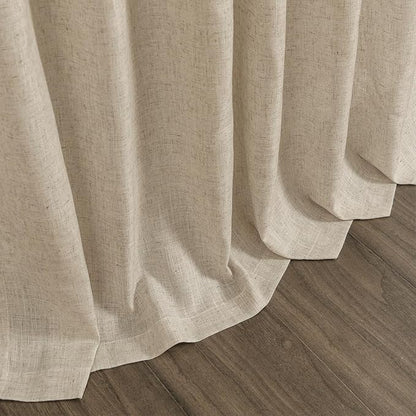 Taupe Burlywood Linen 144 Inch Curtains - Image 9