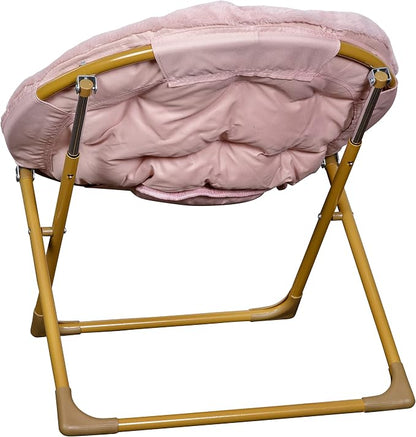 Flash Furniture Gwen Kids Cozy Mini Folding Saucer Chair - Image 8