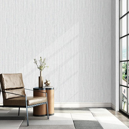 Beige Grey Grasscloth Wallpaper Peel and Stick 15.74" X 472.44" Removable - Image 2
