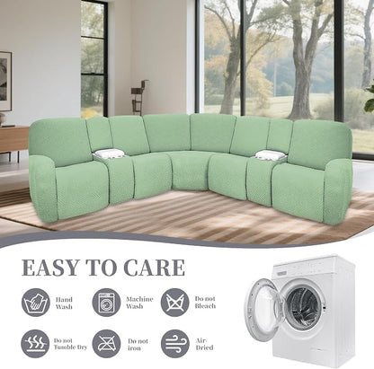 100% Waterproof Sectional Recliner Couch Covers - Image 8