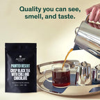 August Uncommon Painted Desert Black Tea – Spicy and Rich Blend with Notes of Mexican Chili, Cinnamon, and Dark Cocoa – Loose Leaf Tea Caffeinated for Daily Enjoyment in a Resealable Pouch (1.75oz)