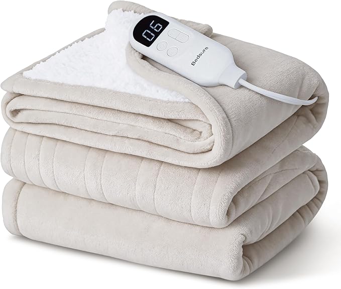 Bedsure Heated Blanket Twin Size, Soft Electric Blanket by Unknown