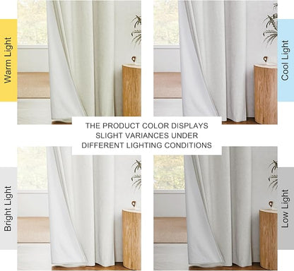 NICETOWN 100% Absolutely Blackout Linen Curtains - Image 9