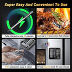Wireless Meat Thermometer with 4 Probes, Inkbird Wifi BluetoothThermometer Digital Wireless for Rotisserie Grill Oven,Unlimited Range Dishwasher Waterproof Bluetooth Meat Thermometer for iOS & Android