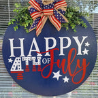 Patriotic Welcome Stencils 12” 4th of July Stencil Independence Day Stencils for Painting on Wood Door Hanger Porch Sign Decor