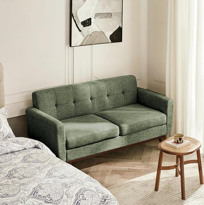 Kingfun 65.2" W Loveseat Sofa, Mid Century Modern Decor Love Seat Couches - Image 9