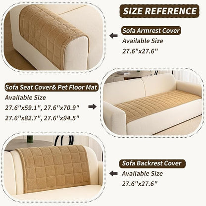 Couch Covers for Dogs Washable, 27.6"x82.7" Non Slip Couch Covers for Loveseat - Image 3