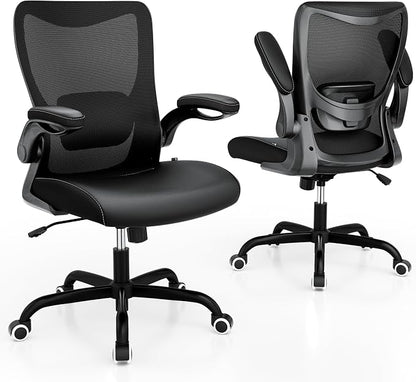 MUXX.STIL Office Chair, PU Leather Ergonomic Desk Chair - Image 8
