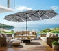 SUPERJARE 13ft Outdoor Patio Umbrella by SUPERJARE