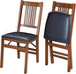 MECO Stakmore True Mission Wooden Folding Chairs by Stakmore