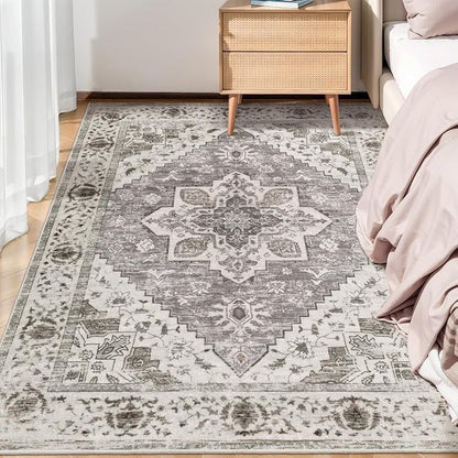 SERISSA 3x5 Washable Non Slip Boho Area Rug by SERISSAHomeDecorCollection