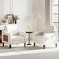 Accent Chair for Living Room Modern Linen Upholstered Armchair Side Wooden by Unknown