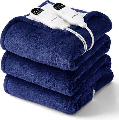 Bedsure Heated Blanket Queen Size, Dual Control Electric Blanket, 6 Heat/6 by Unknown