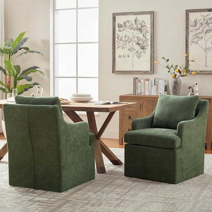 VKNOW Upholstered Dining Chairs Set of 2, Modern Kitchen Chairs Dining Room - Image 3