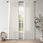 Natural Linen Curtains 80 Inch Length by Nanspring