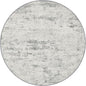 Round Area Rug Living Room: 6 ft Modern Washable Carpet Gray | by FXRHLP