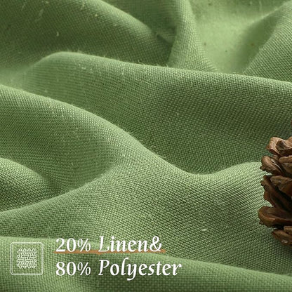 Light Filtering Linen Curtains 63 inches Long - Image 2