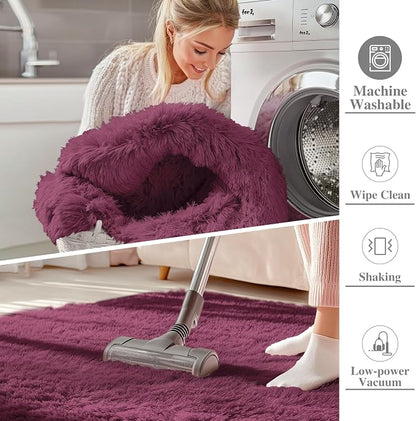 OLANLY 5x7 Machine Washable Large Area Rugs - Image 2