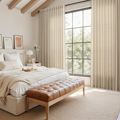 Taupe Burlywood Curtains 96 Inches Long - Image 8