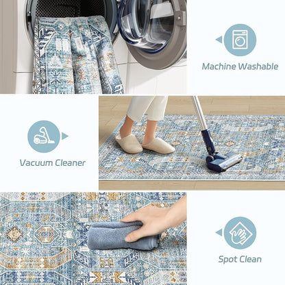 Madane Kitchen Runner 2'6''x8' Soft Rug Runners - Image 5