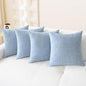 CaliTime Decorative Couch Throw Pillow Covers 18 X 18 Inches Baby Blue | Pack by CaliTime
