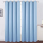 Blackout Curtains 66 x 84 inch/Sky Blue Curtains Set of 2 Panels/Thermal by Lemomo